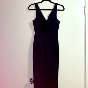 Bebe Vintage Cocktail Dress with lace trim ✨FIRM✨